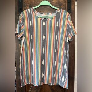 L&B Lucky & Blessed Oversized Tee Shirt